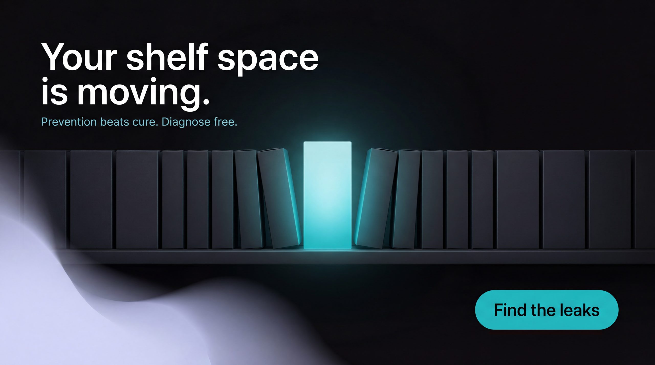 Your shelf space is moving